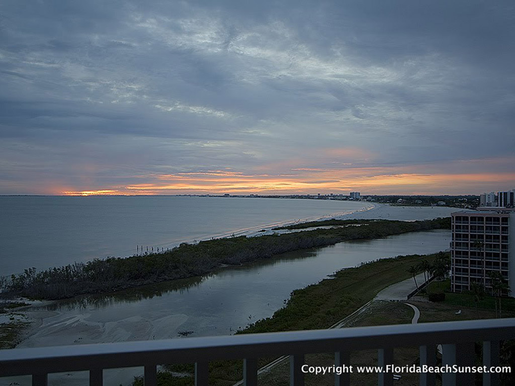 Post-sunset from the private balcony