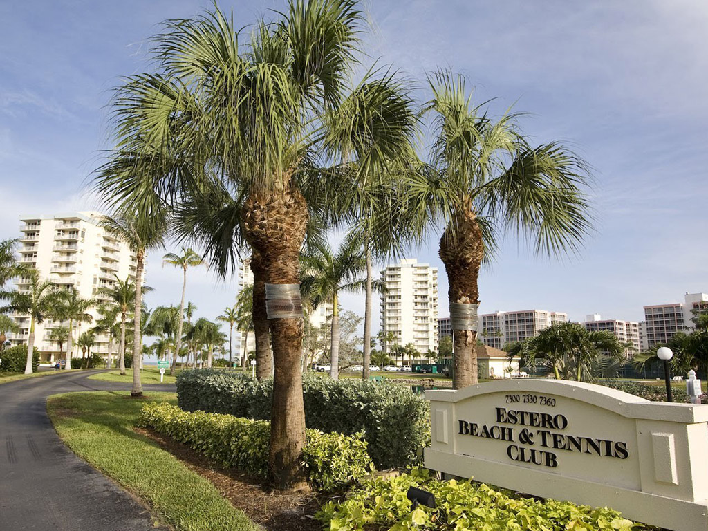 Entrance to Estero Beach and Tennis Club