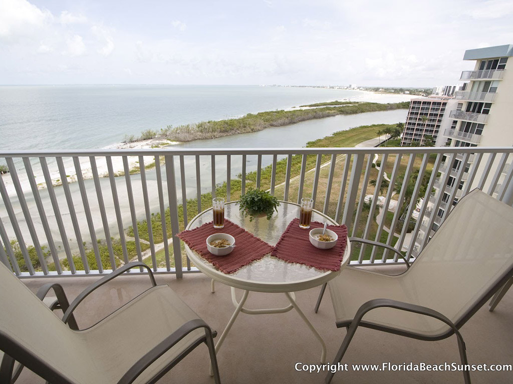 Breakfast from your private dining room AKA balcony